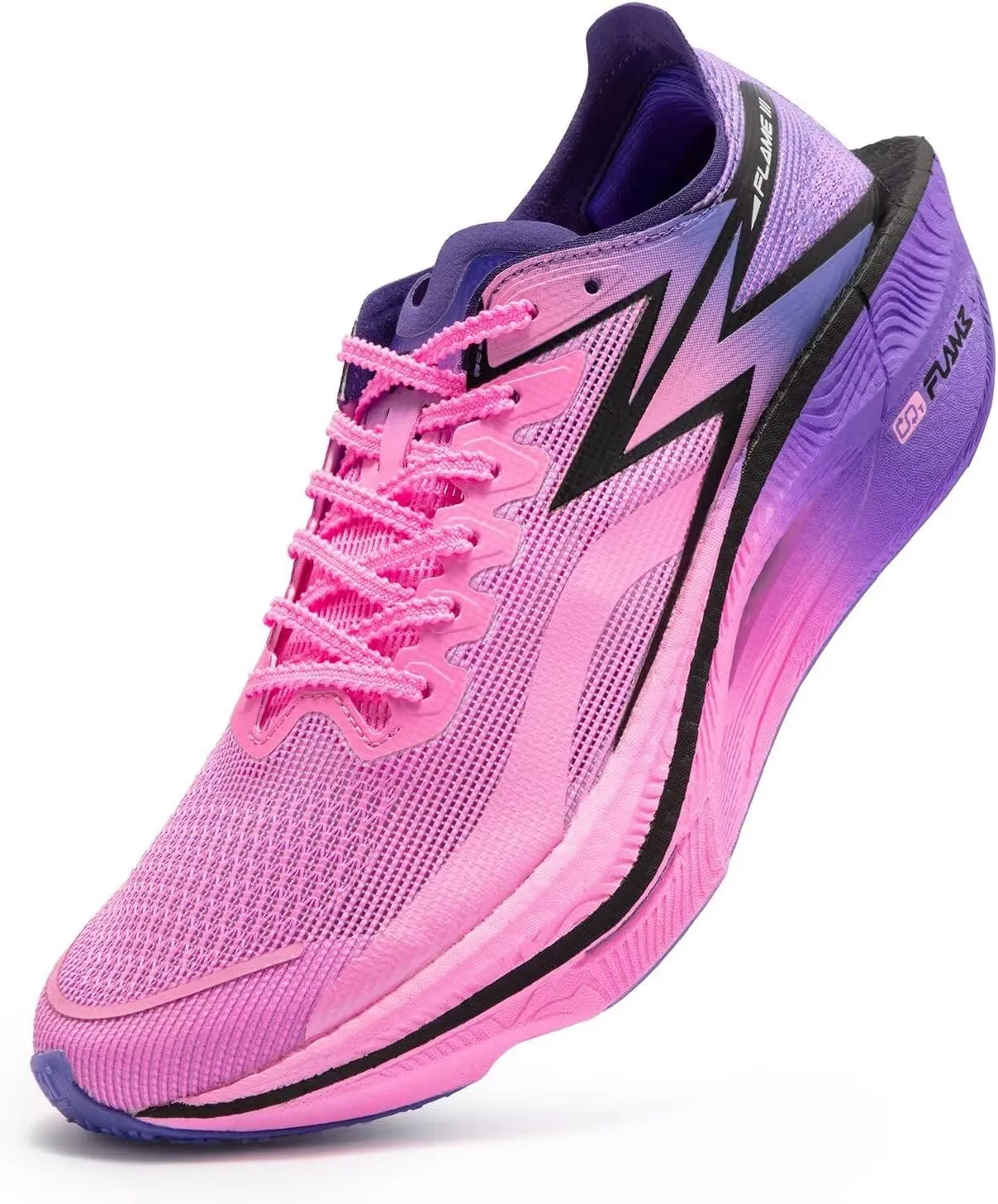 361° Flame 3.0 Running Shoes for Men Wide Foot Sneakers Lightweight, Breathable, Carbon Plate, Non-Slip Marathon Daily Training Shoes