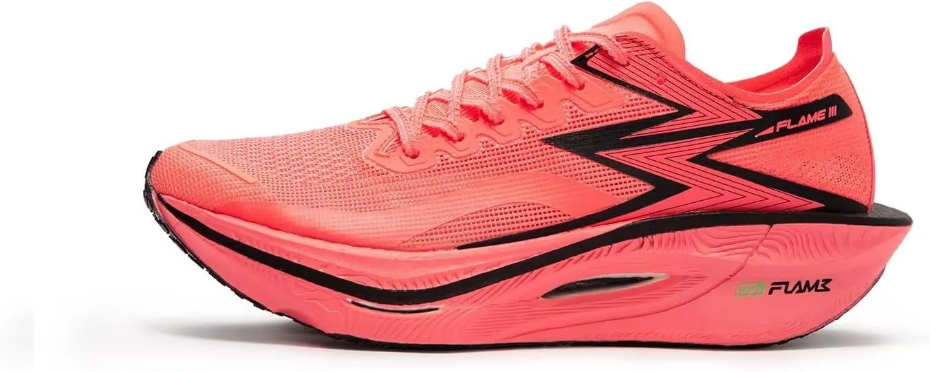 361° Flame 3.0 Running Shoes for Men Wide Foot Sneakers Lightweight, Breathable, Carbon Plate, Non-Slip Marathon Daily Training Shoes