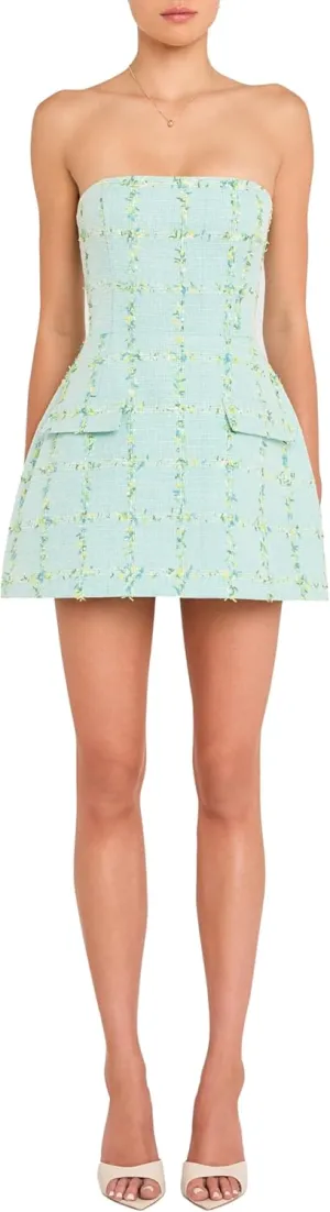 Amanda Uprichard Women's Strapless Bethany Skort Romper