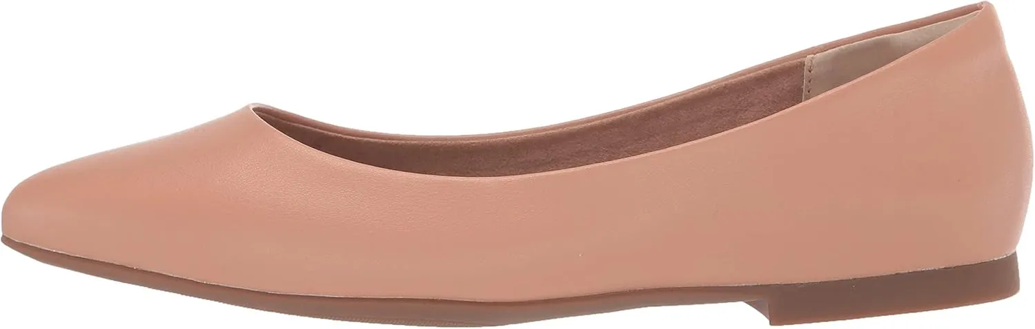 Amazon Essentials Women's Pointed-Toe Ballet Flat