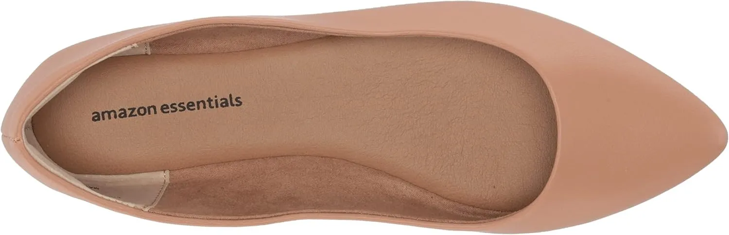 Amazon Essentials Women's Pointed-Toe Ballet Flat