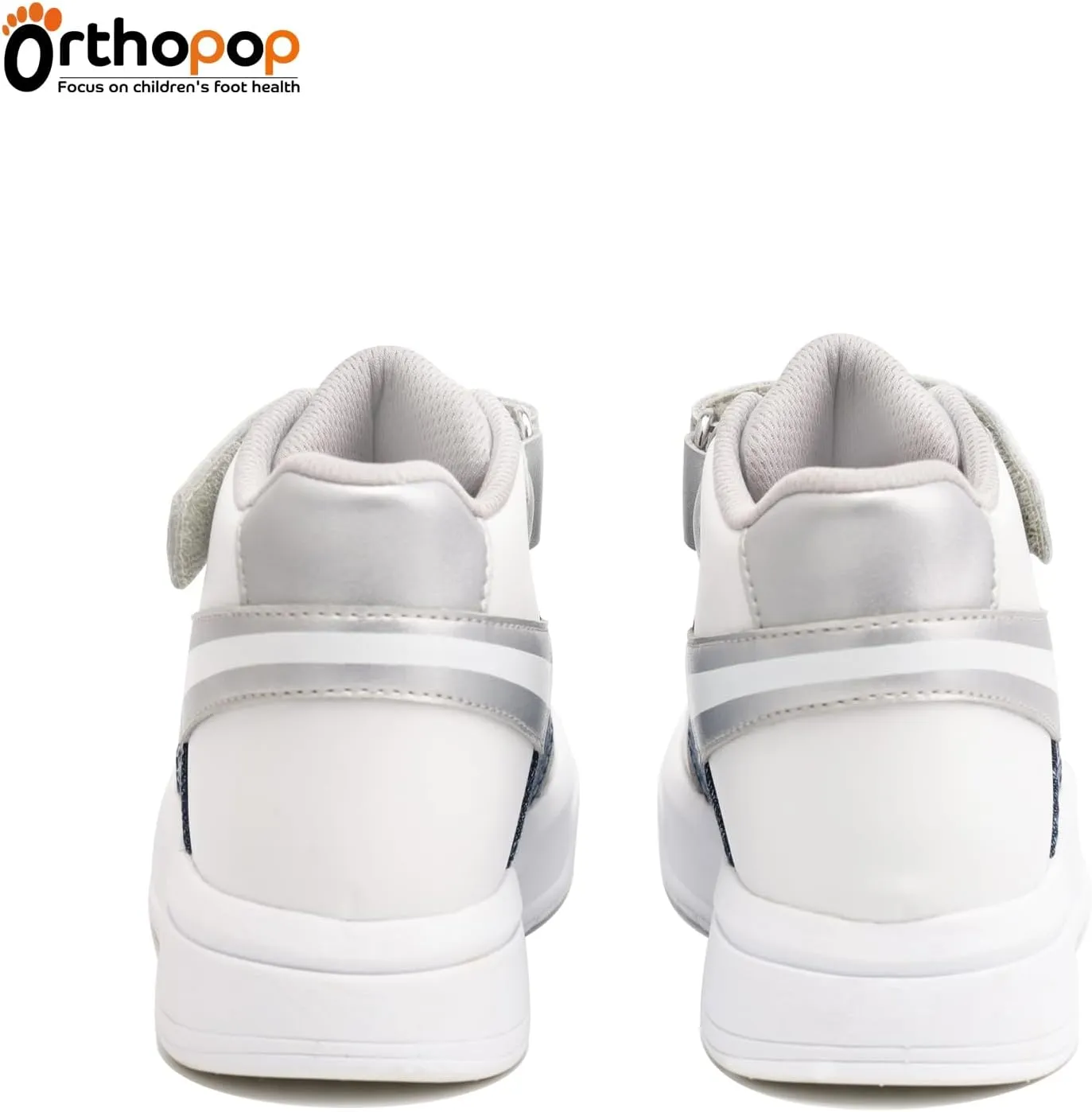 Ankle and Arch Support Toddler Orthopedic Shoes,Girls'Thick Sole Sneakers
