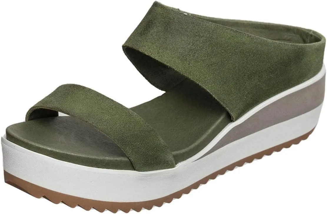 Antelope Women's Cascade Suede Wedge Platform Sandals