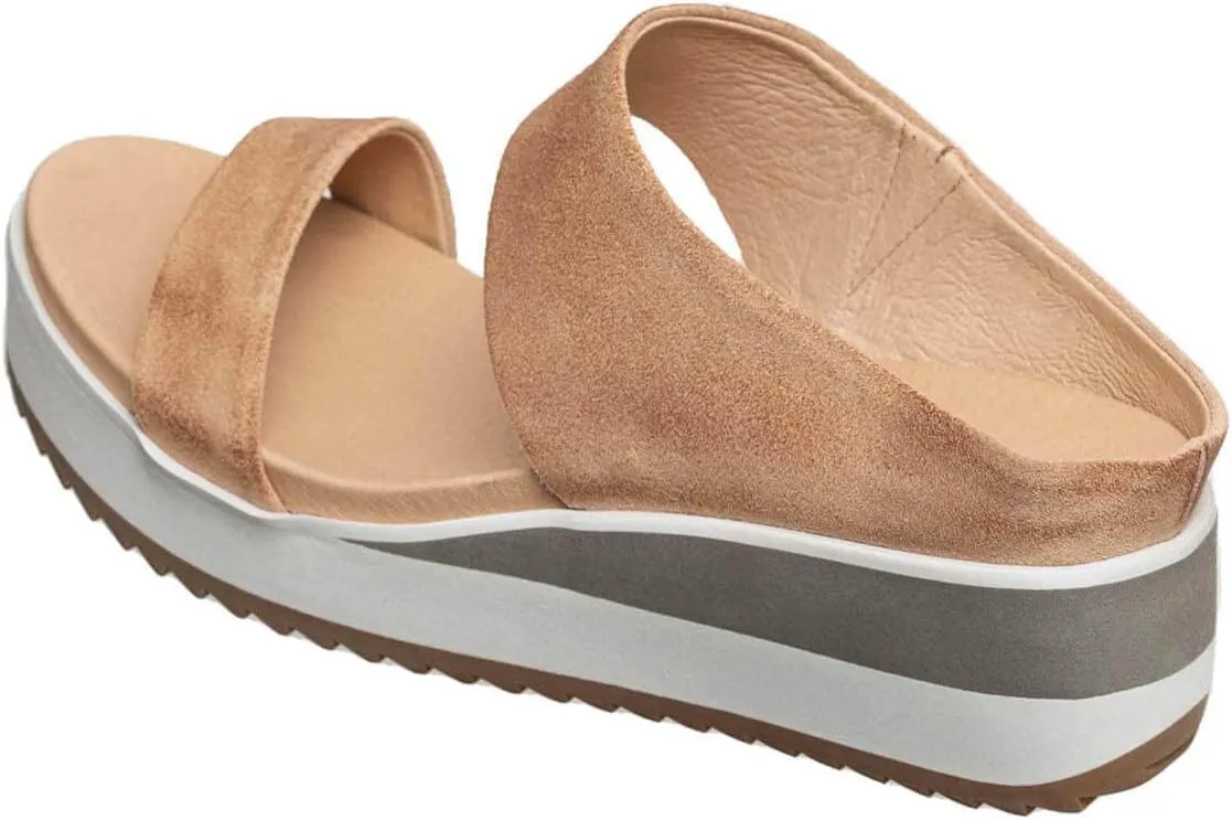 Antelope Women's Cascade Suede Wedge Platform Sandals
