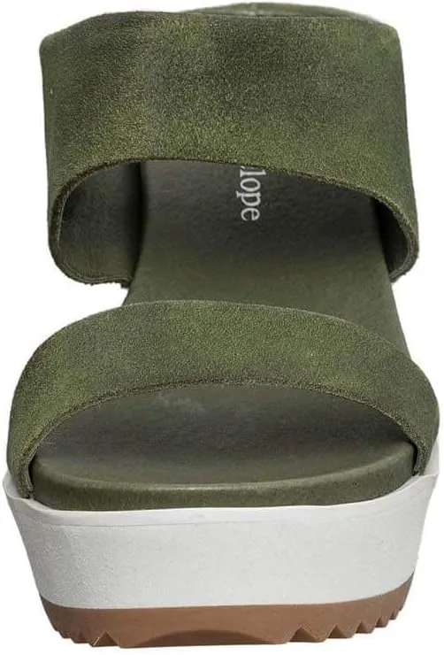 Antelope Women's Cascade Suede Wedge Platform Sandals