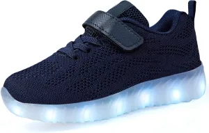 AoSiFu Kids Light Up Shoes Toddler Girls Boys Breathable Led Flashing Sneakers USB Charge