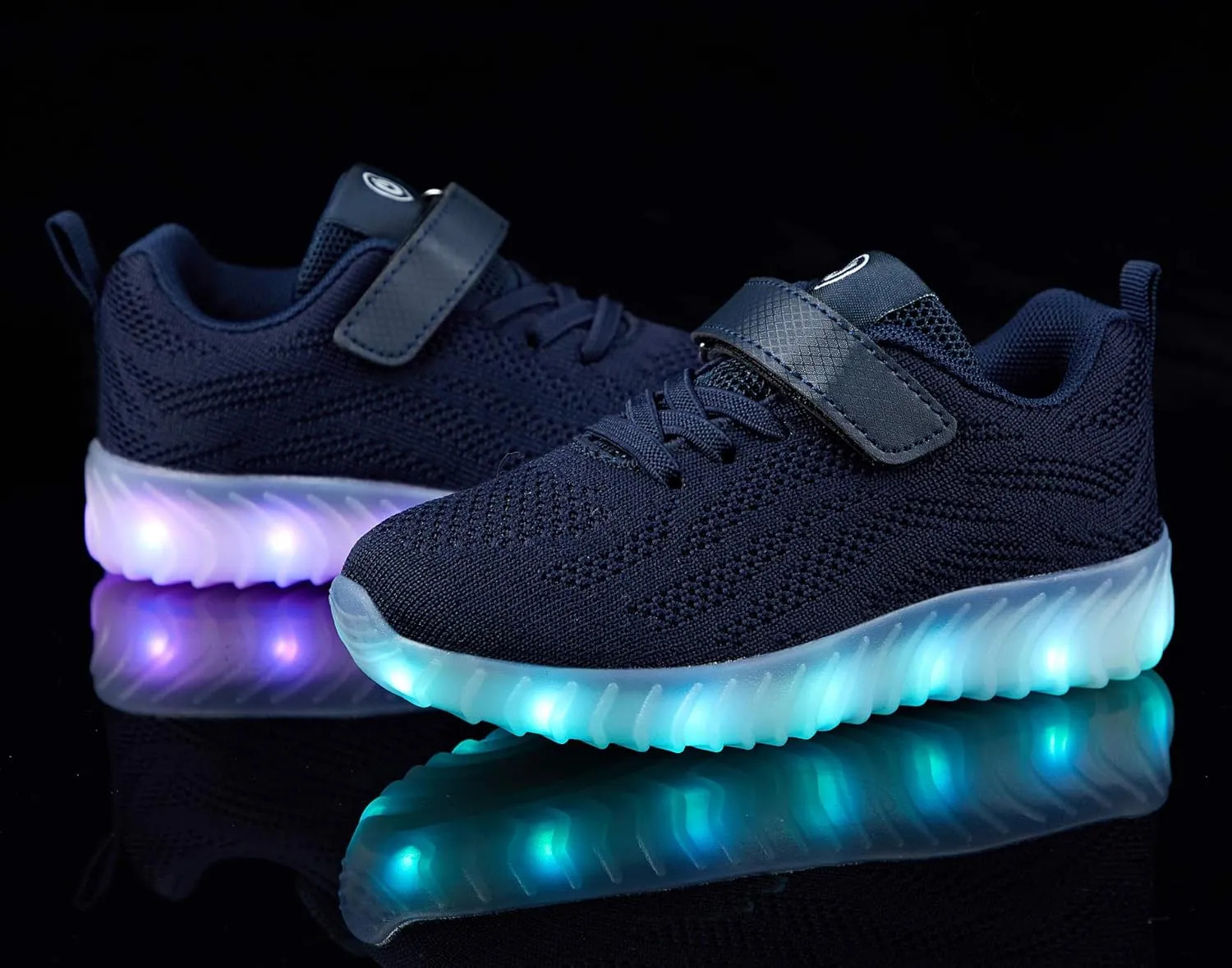 AoSiFu Kids Light Up Shoes Toddler Girls Boys Breathable Led Flashing Sneakers USB Charge