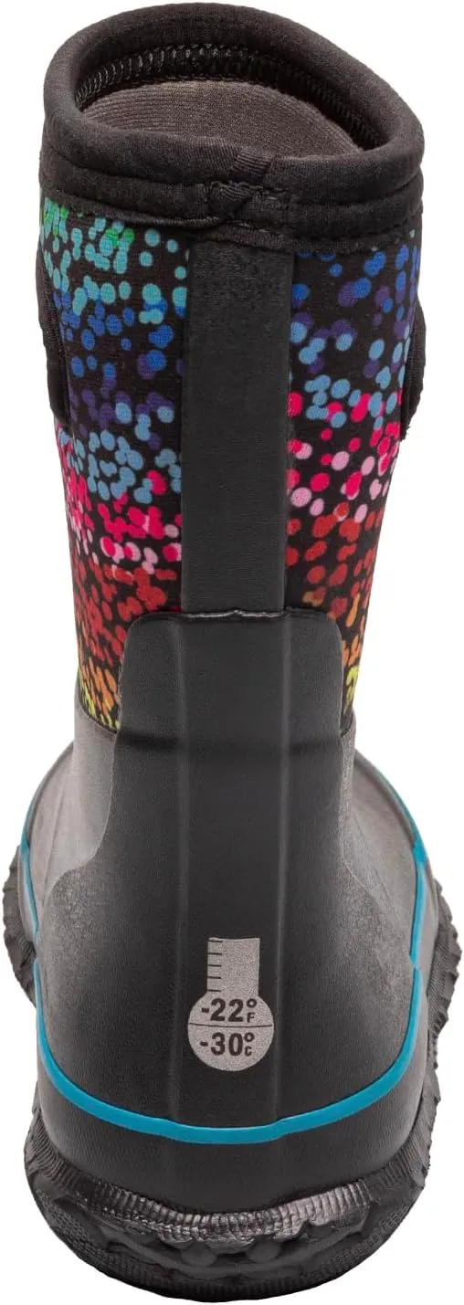 BOGS Grasp Kids Waterproof Insulated All Weather Rain Boots Mud Boots I For Snow, Rain, Winter, Mud and Cold Weather for Toddlers, Girls, Boys, Unisex
