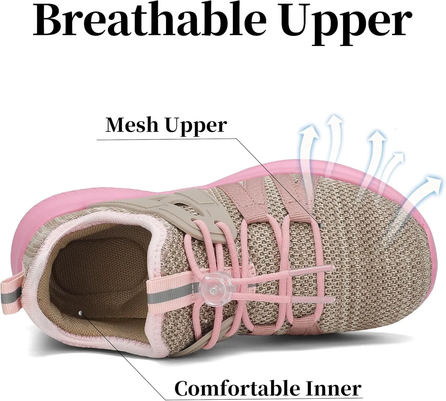 Boys Girls Sneakers Lightweight Kids Tennis Shoes Breathable Running Shoes Comfortable Toddler/Little Kid/Big Kid