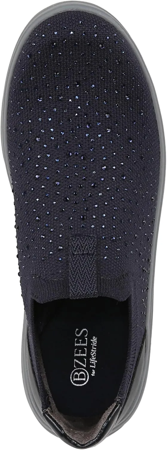 BZees Women's Twilight Machine Washable Comfort Slip Sneaker