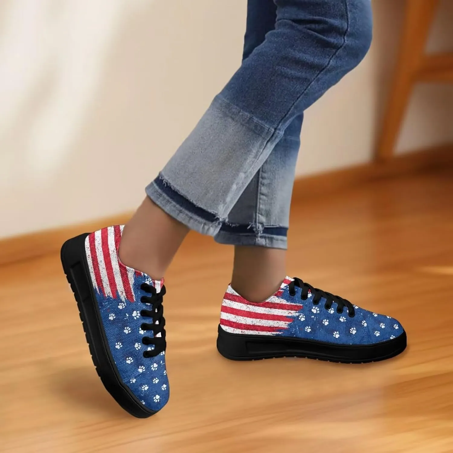 Canvas Shoes for Women Classic Fashion Sneakers Lace Up Low Top Casual Lightweight Breathable Sneakers Wide Toe Shoes