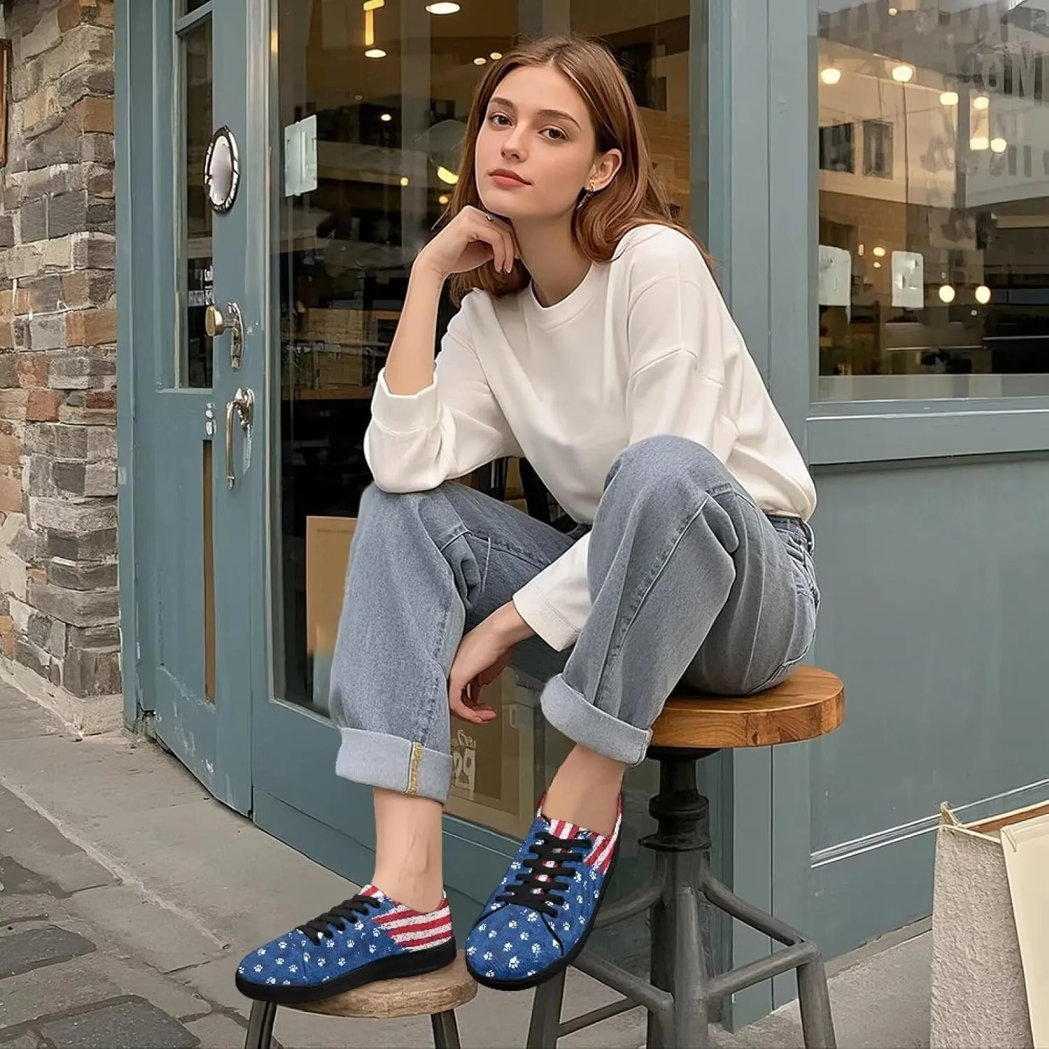 Canvas Shoes for Women Classic Fashion Sneakers Lace Up Low Top Casual Lightweight Breathable Sneakers Wide Toe Shoes