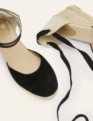 Cassie Espadrilles mit Keilabsatz-Schwarz