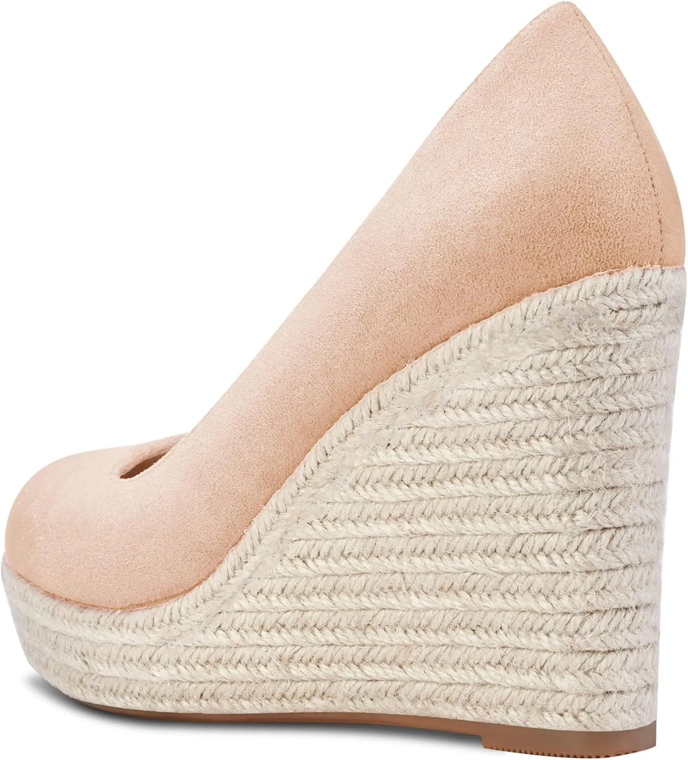 Castamere Womens Platform High Heel Round Toe Pumps Slip-on Wedding Office Classic Shoes 3.9 Inches Heels