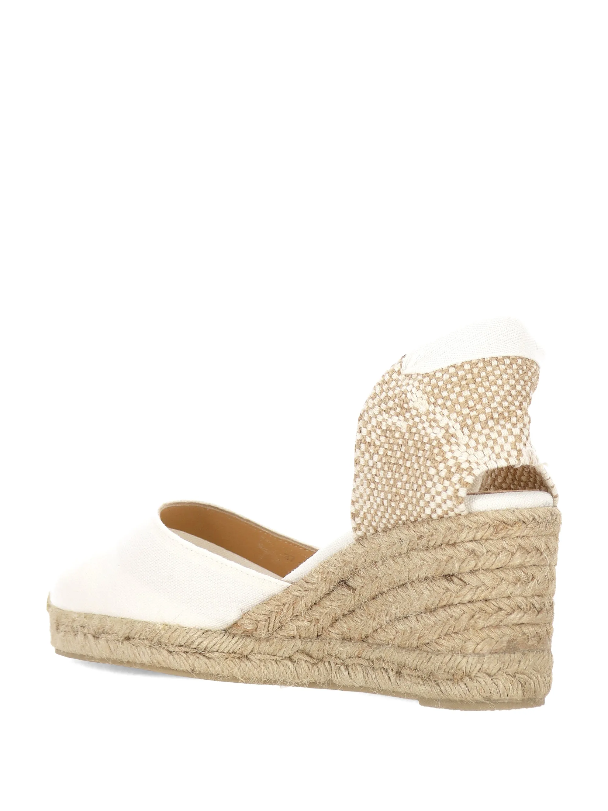Castaner Carina White Wedge Espadrilles