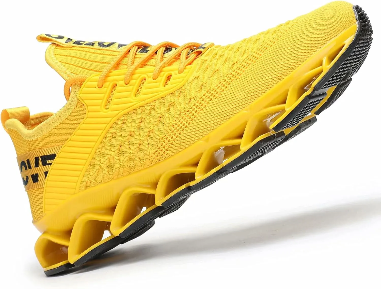 Chopben Men's Running Shoes Blade Non Slip Fashion Sneakers Breathable Mesh Soft Sole Casual Athletic Walking Shoes