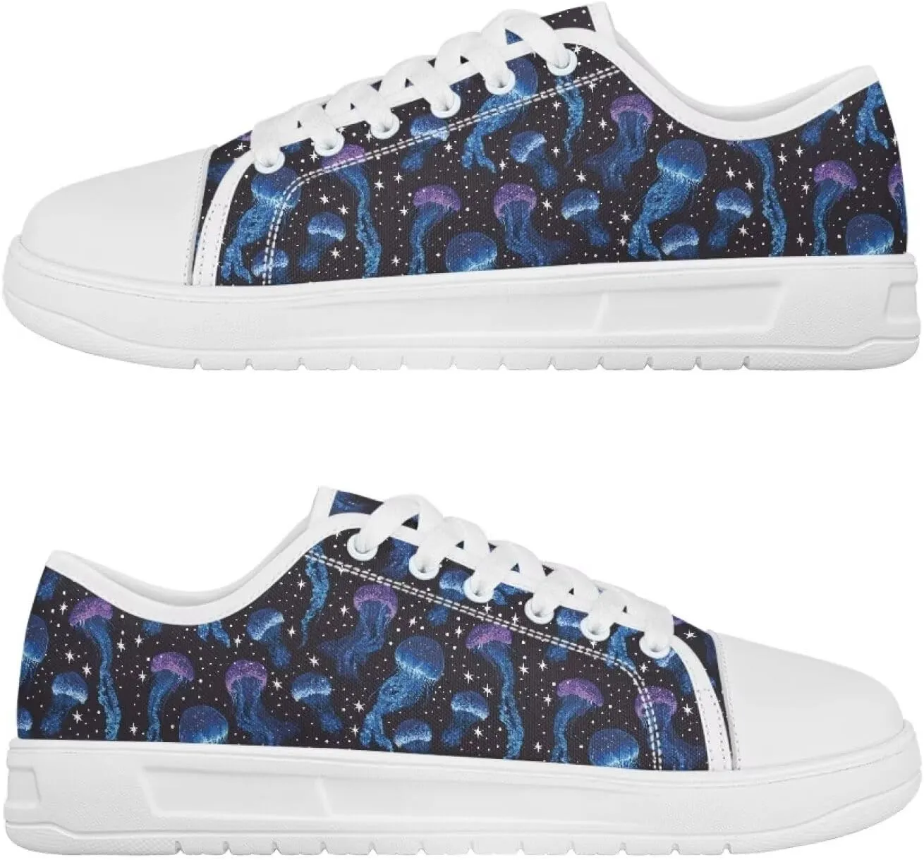 Classic Fashion Sneakers Canvas Shoes for Women Lace Up Low Top Canvas Casual Sneakers Lightweight Breathable Wide Toe Shoes