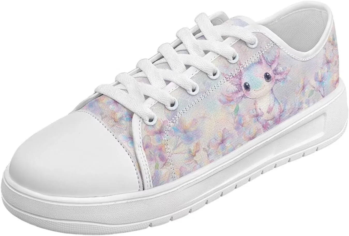 Classic Fashion Sneakers Canvas Shoes for Women Lace Up Low Top Canvas Casual Sneakers Lightweight Breathable Wide Toe Shoes