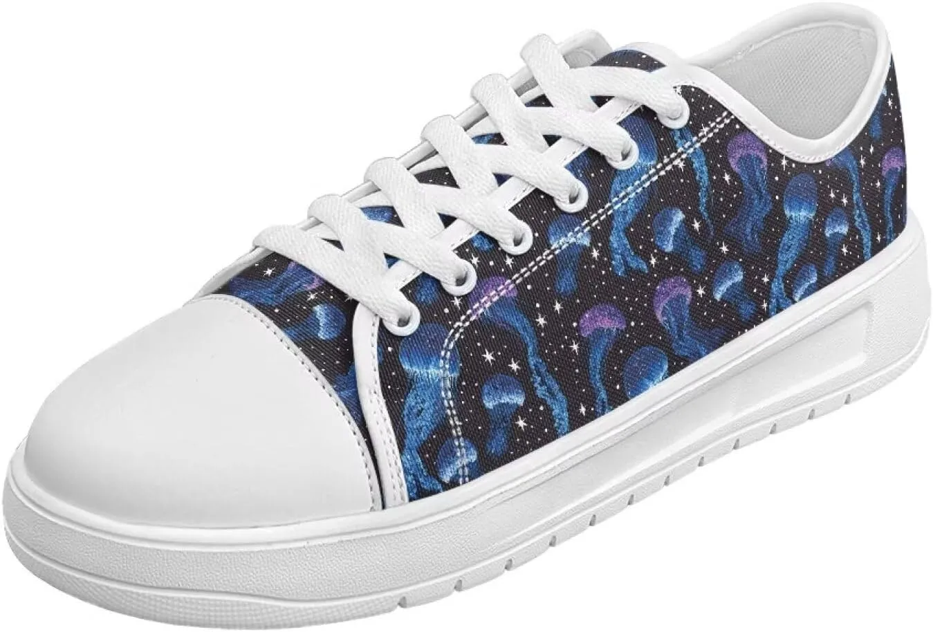Classic Fashion Sneakers Canvas Shoes for Women Lace Up Low Top Canvas Casual Sneakers Lightweight Breathable Wide Toe Shoes