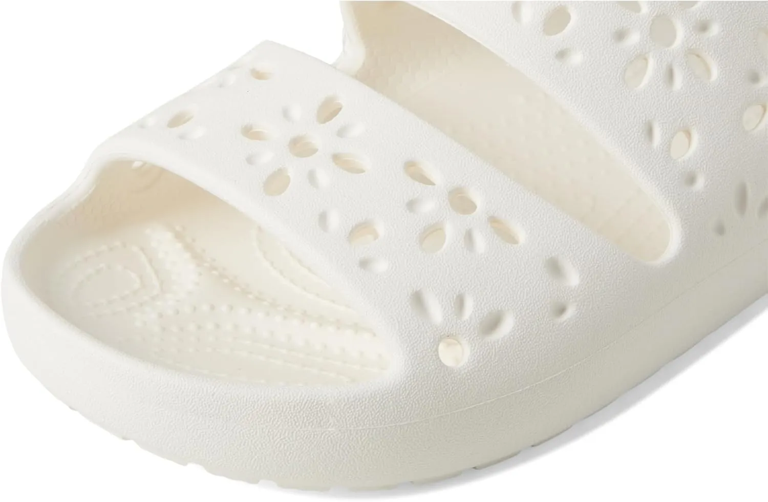 Crocs Unisex-Adult Classic Sandals 2.0 with Floral Cutout Design Slide