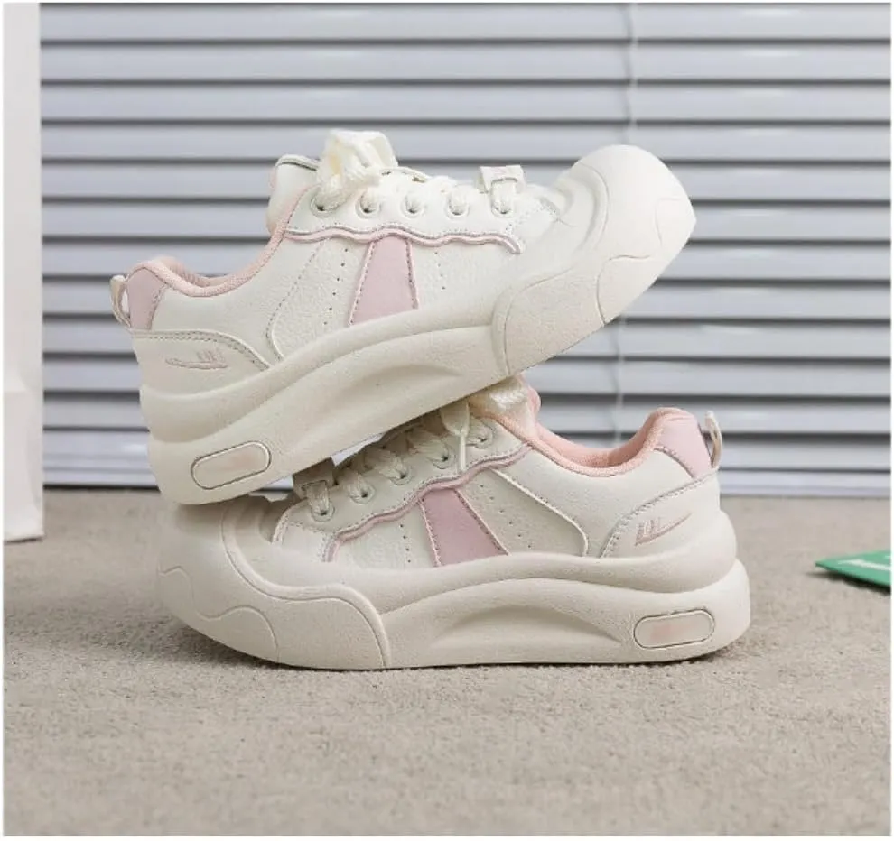 Cutecore Shoes Y2K Kawaii Sneakers Casual Tennis Gym Fitness Outdoor Hiking Comfortable Chunky Platform for Women Trendy Preppy Back to School Gift for Girls Granddaughter in Campus