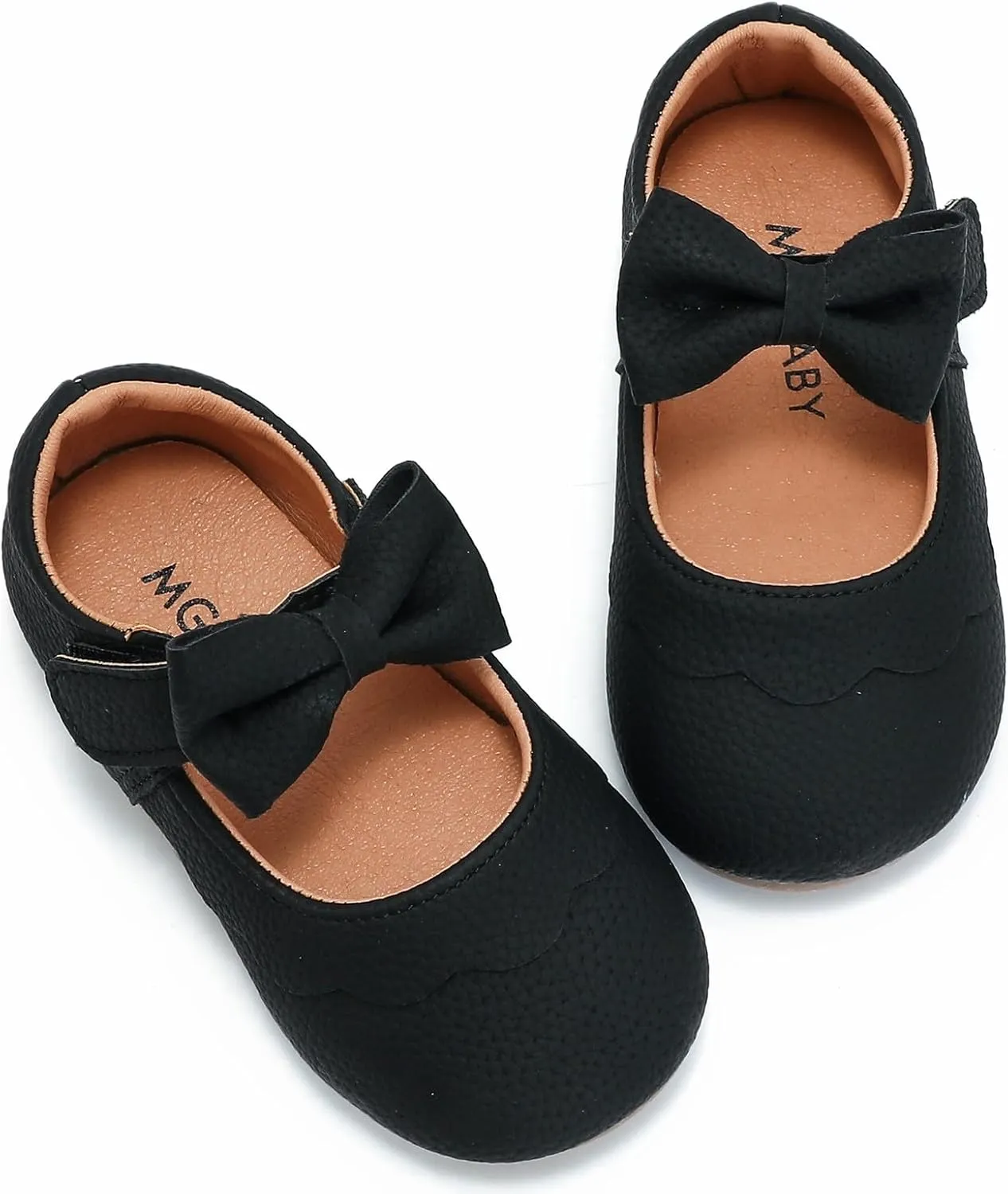 DADAWEN Girl's Classic Mary Jane Flats School Uniform Shoes Dress Shoes Party Wedding Shoes
