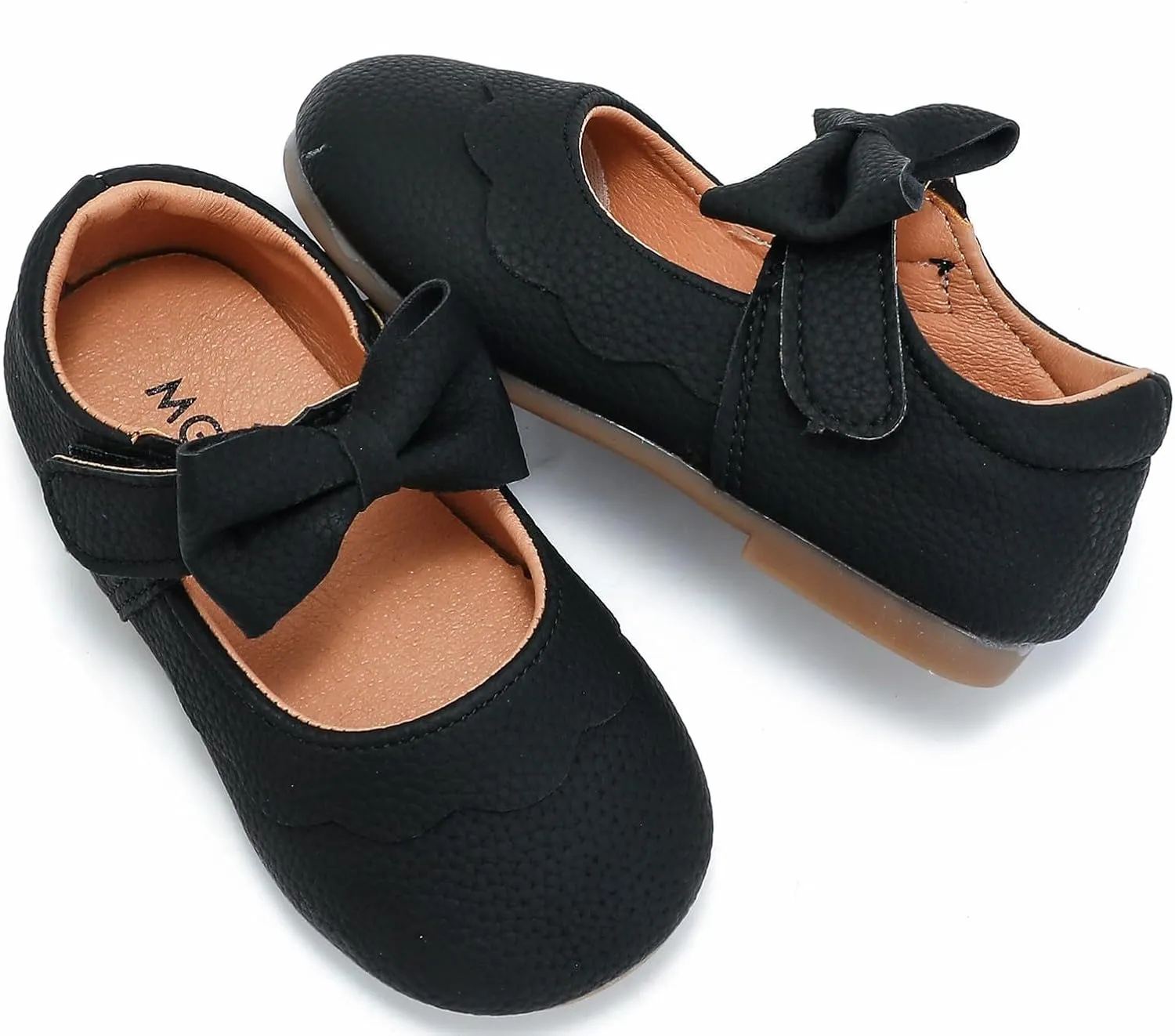 DADAWEN Girl's Classic Mary Jane Flats School Uniform Shoes Dress Shoes Party Wedding Shoes