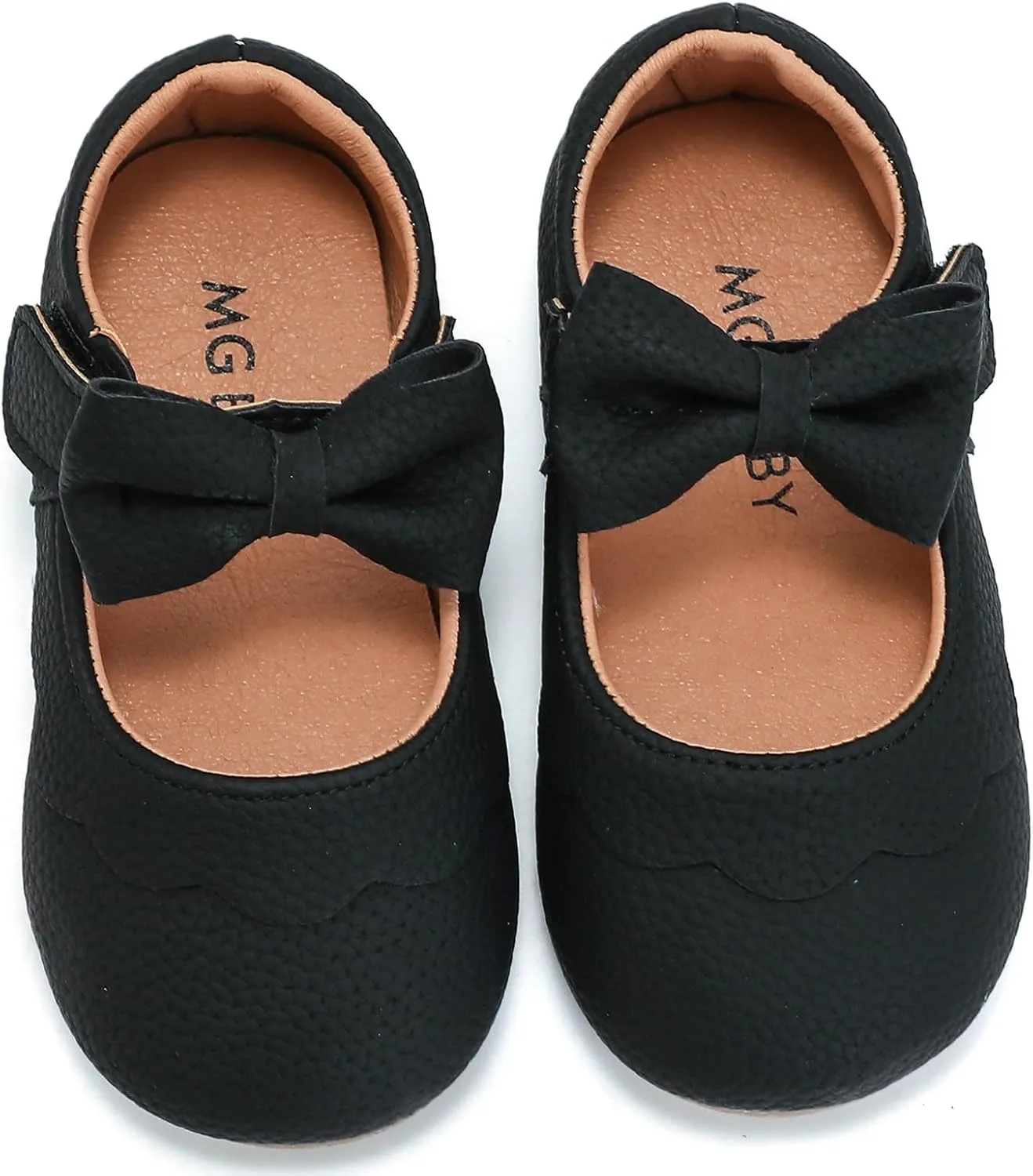 DADAWEN Girl's Classic Mary Jane Flats School Uniform Shoes Dress Shoes Party Wedding Shoes