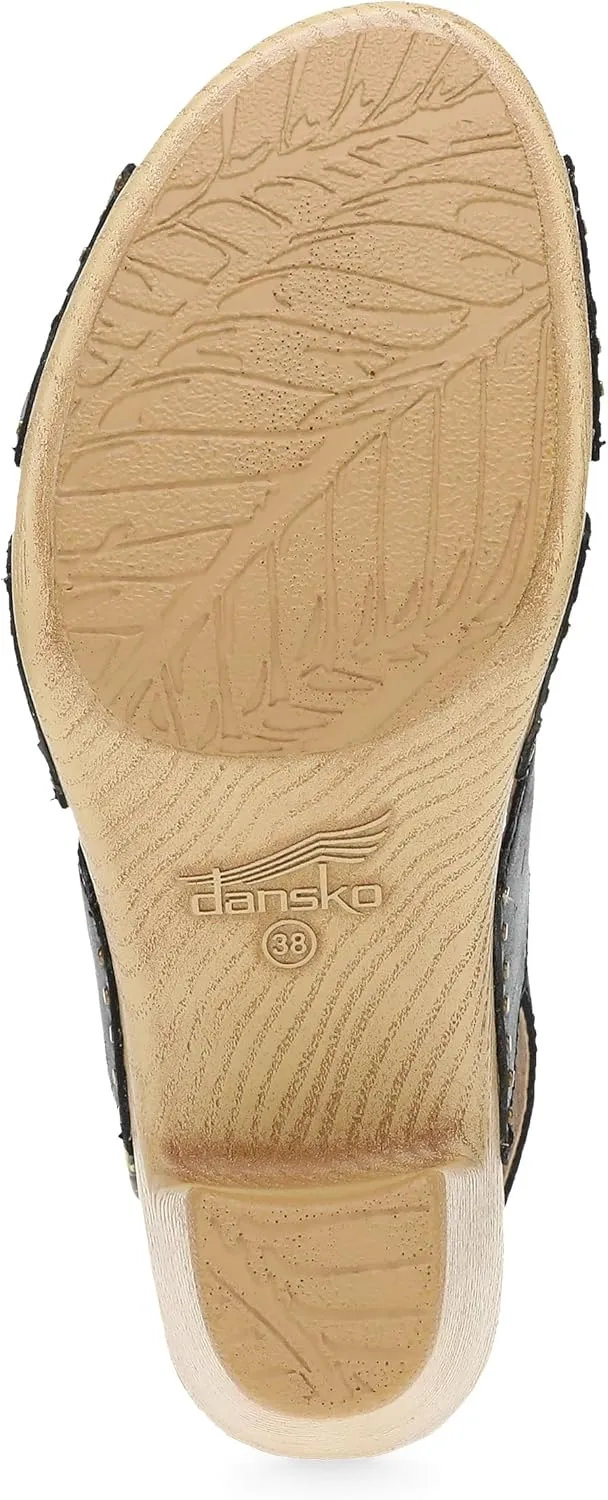 Dansko Tatiana Stylish Gladiator Sandal for Women - Luxe Leathers and a Heel for a Classy, All-Day Look - Cushioned Footbed for All-Day Comfort
