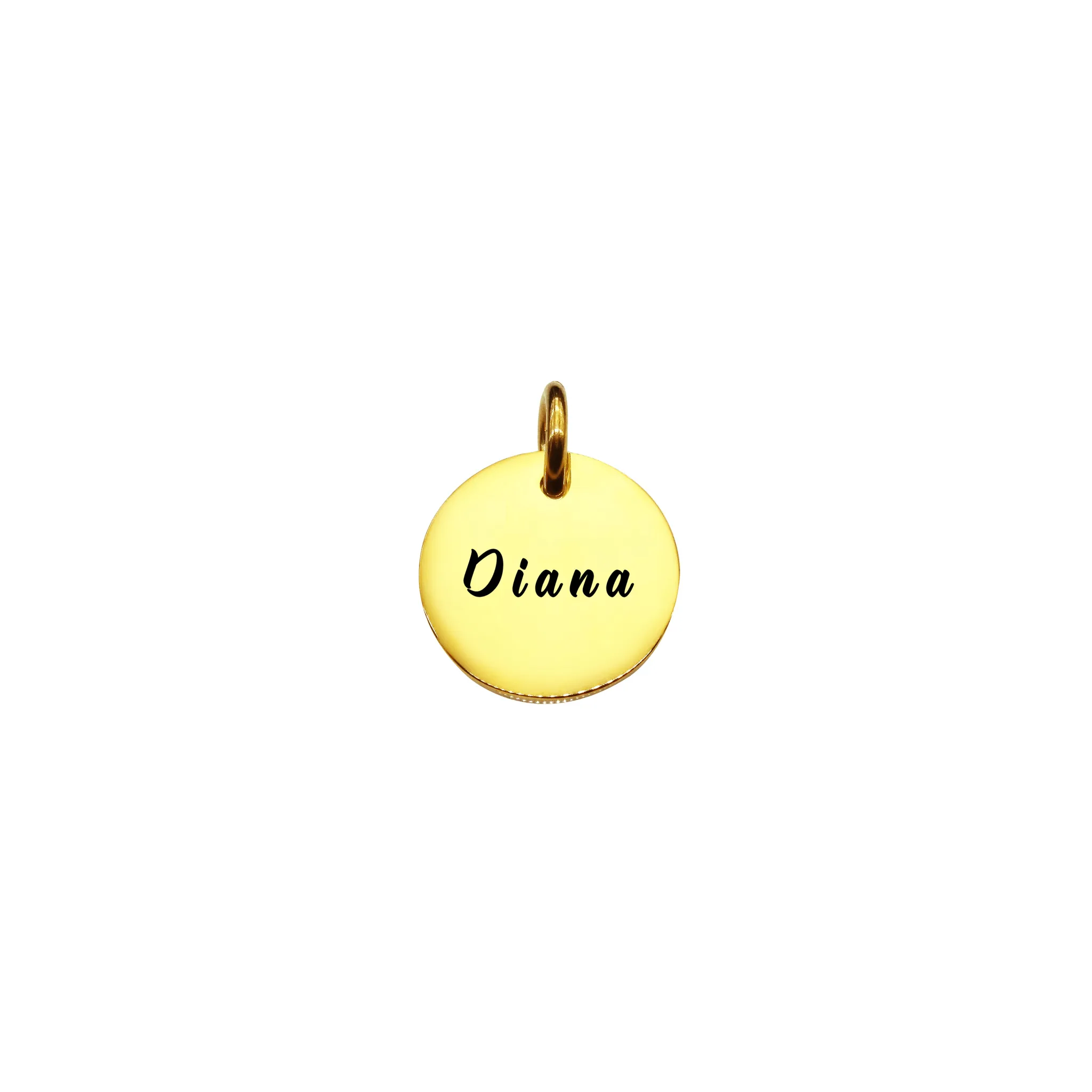Disc Charm 17mm GOLD