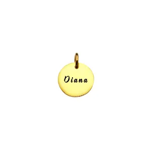 Disc Charm 17mm GOLD