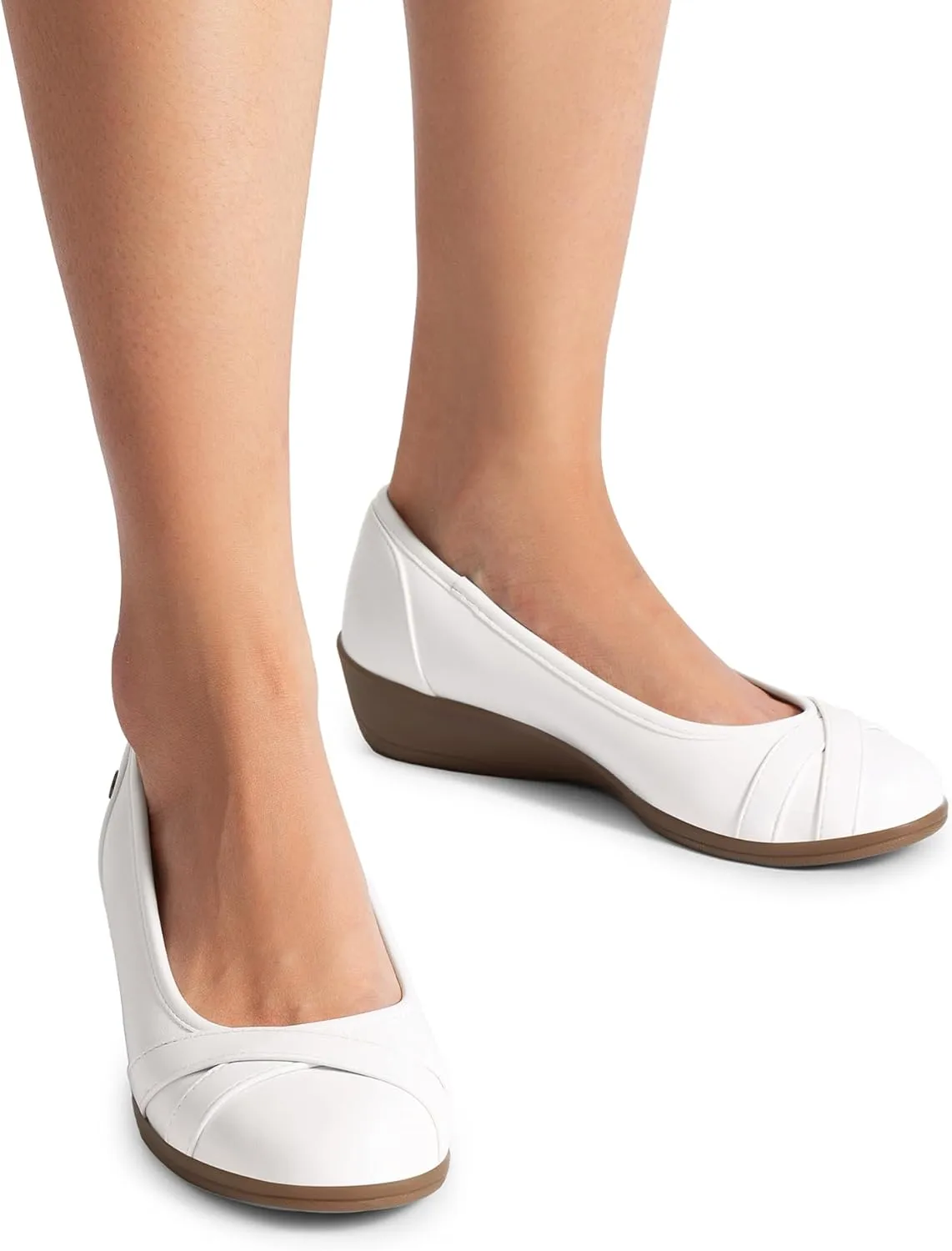 DREAM PAIRS Women's Ballet Flats Business Office Work Dress Shoes Comfortable Dressy Flats for Women