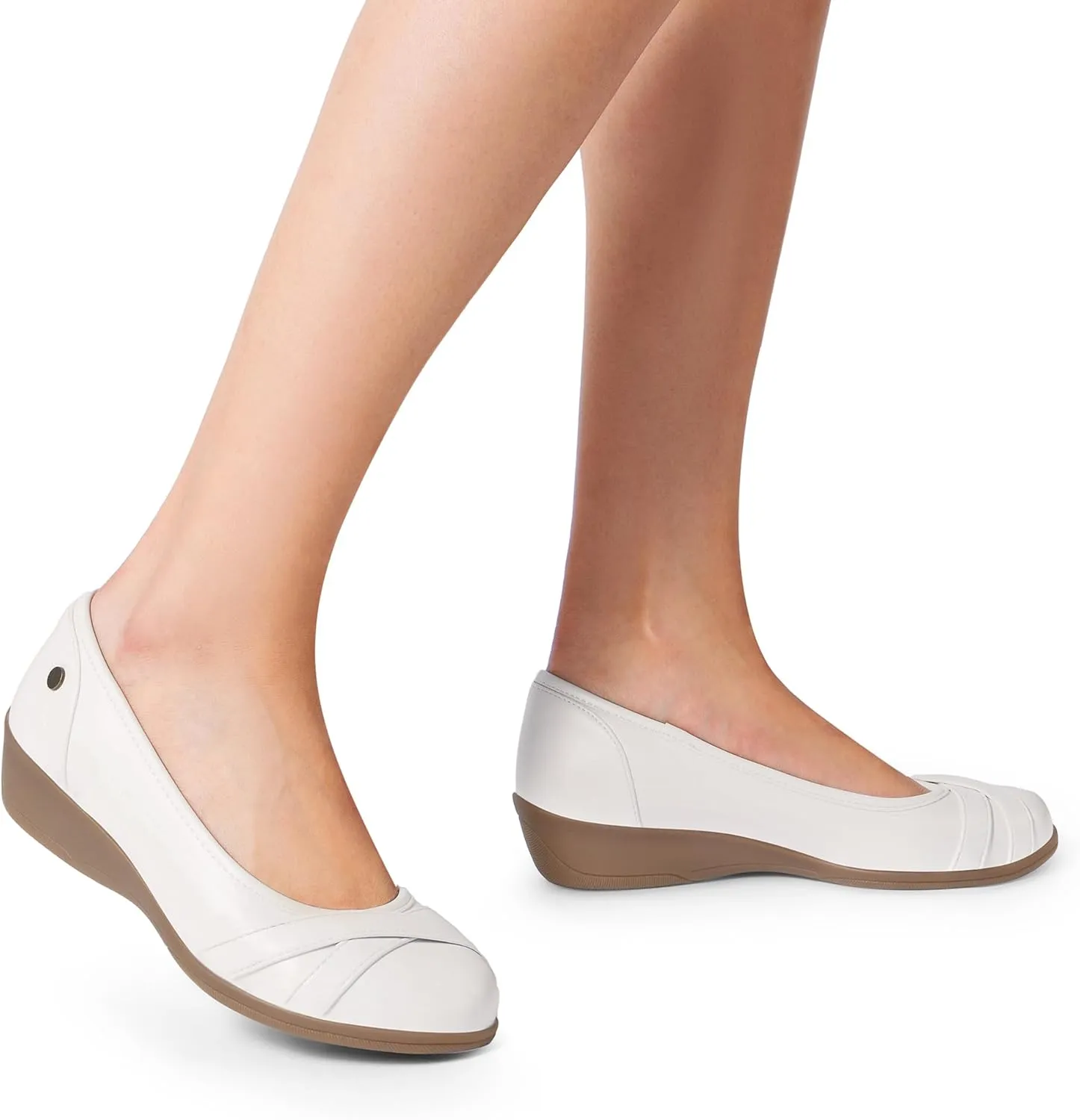 DREAM PAIRS Women's Ballet Flats Business Office Work Dress Shoes Comfortable Dressy Flats for Women