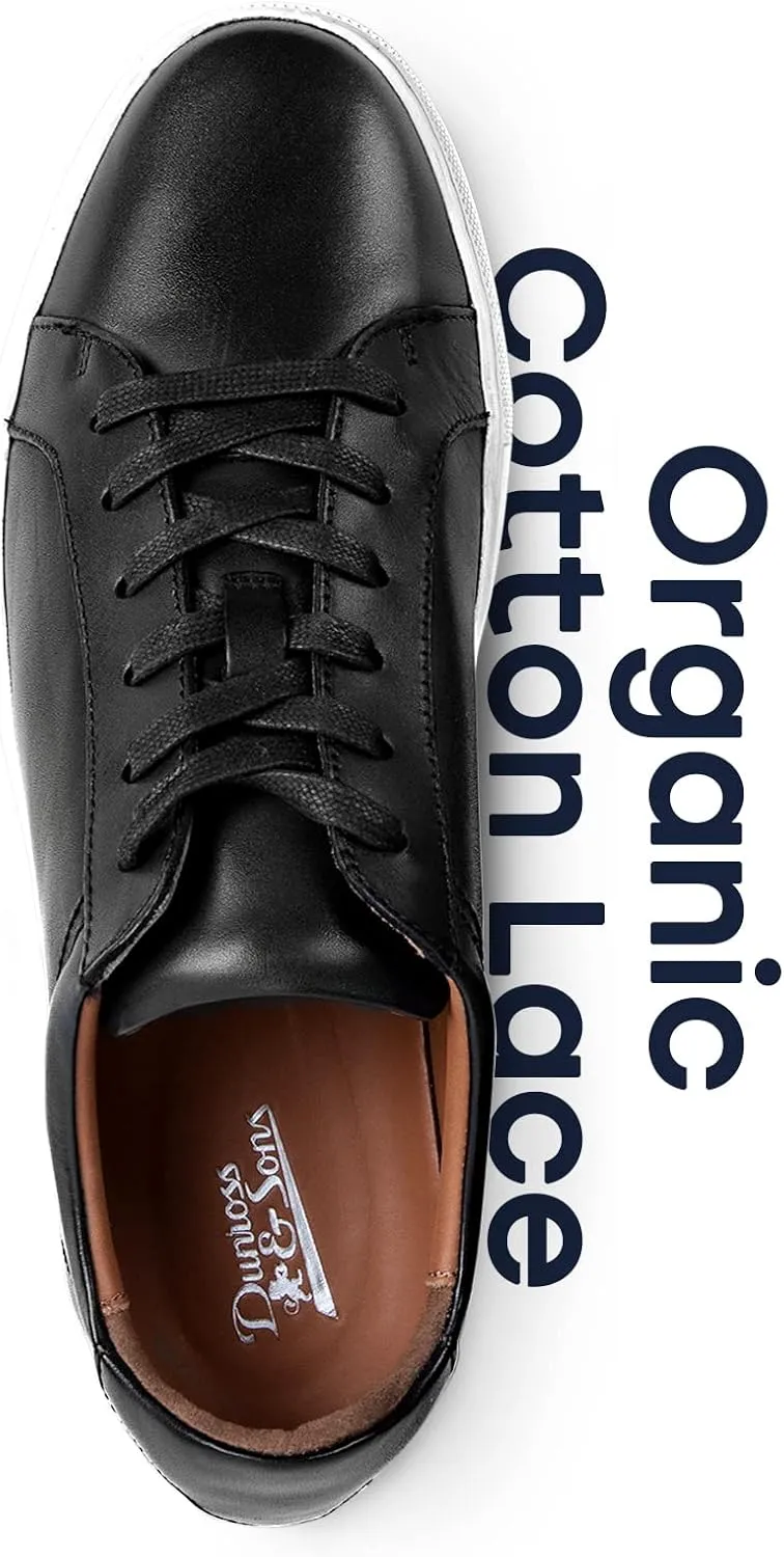 Dunross & Sons Mens Sneakers. Fashion Sneakers. Lace-Up Or Slip-On Mens Casual Shoes. Comfortable Leather Shoes.