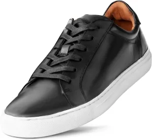 Dunross & Sons Mens Sneakers. Fashion Sneakers. Lace-Up Or Slip-On Mens Casual Shoes. Comfortable Leather Shoes.
