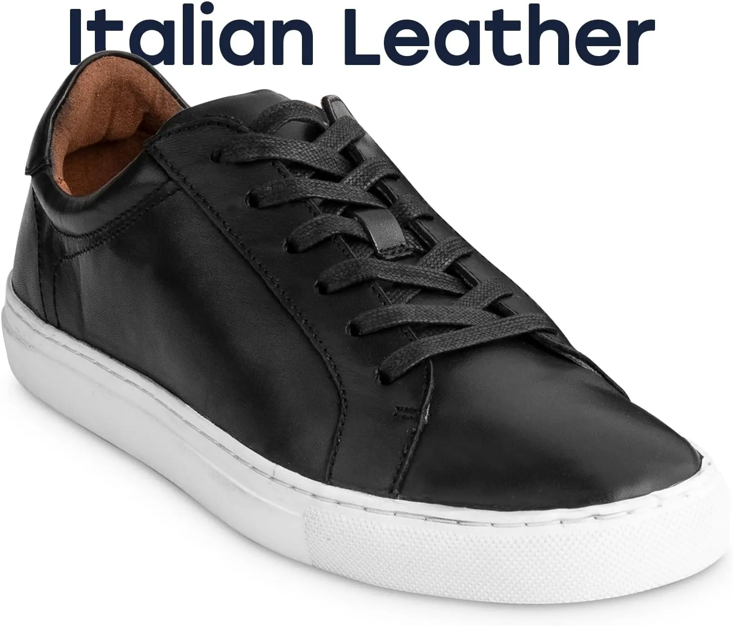 Dunross & Sons Mens Sneakers. Fashion Sneakers. Lace-Up Or Slip-On Mens Casual Shoes. Comfortable Leather Shoes.