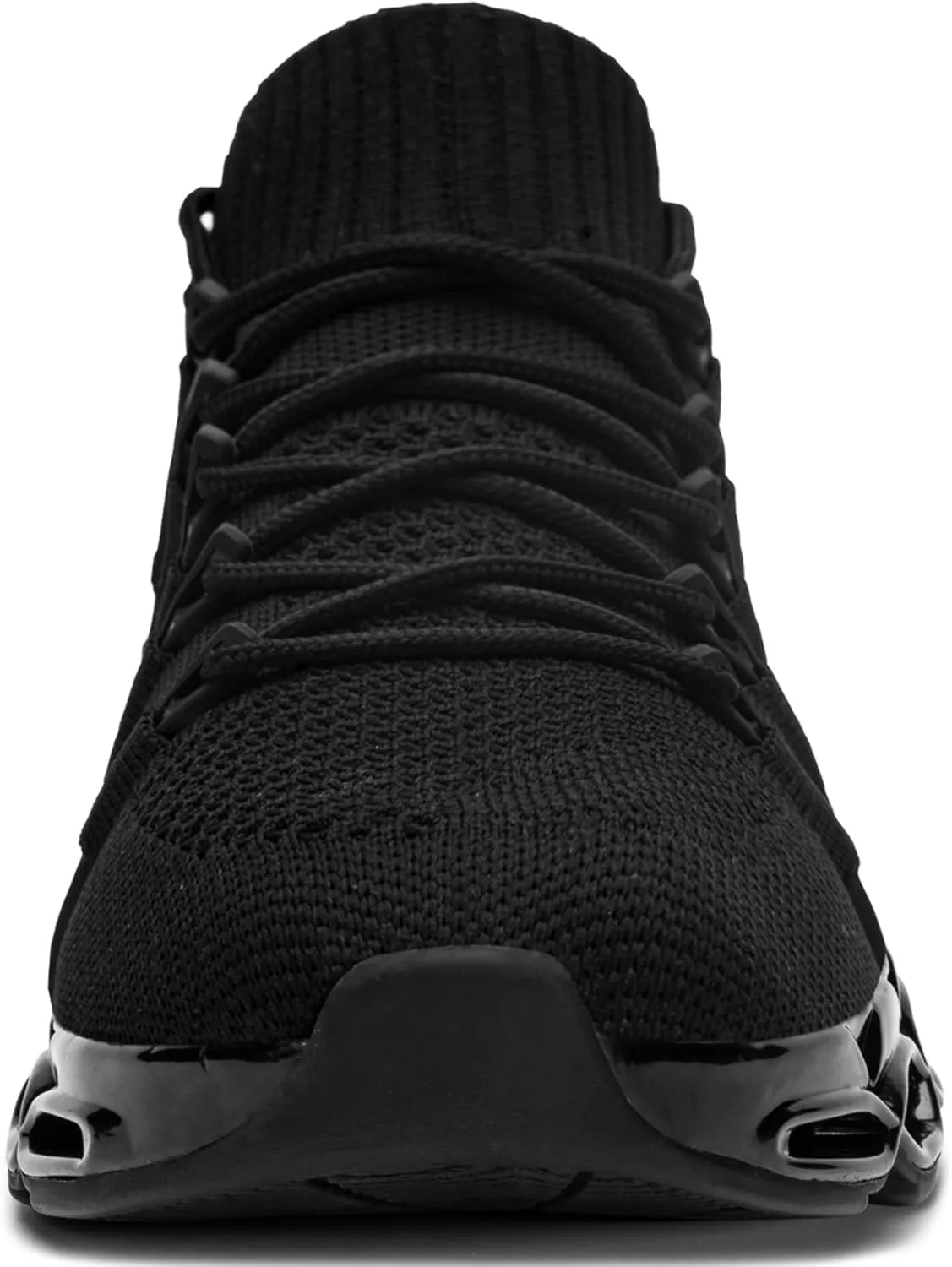DYKHMATE Steel Toe Wide Shoes for Men Women Lightweight Safety Sneakers Fashion Work Shoes Comfortable Breathable Safety Toe Slip on Tennis Shoes