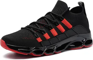 DYKHMATE Steel Toe Wide Shoes for Men Women Lightweight Safety Sneakers Fashion Work Shoes Comfortable Breathable Safety Toe Slip on Tennis Shoes
