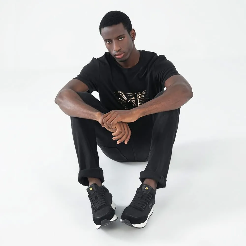 ELHANN.H The SJ Sneakers for Male Combines Simple Lines with a Dynamic Style.