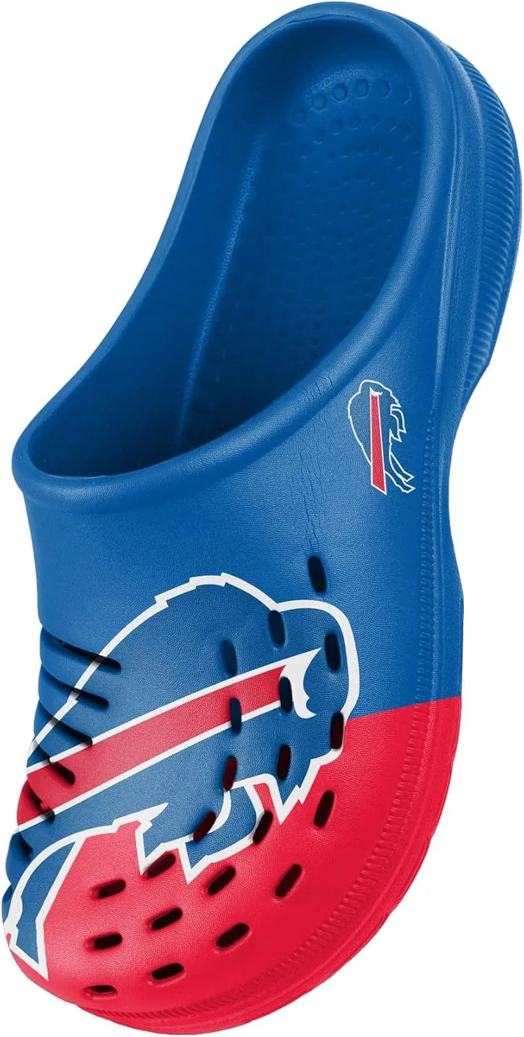 FOCO Boys NFL Kids Team Logo Garden Water Sandals Shoes Slipper Clogs