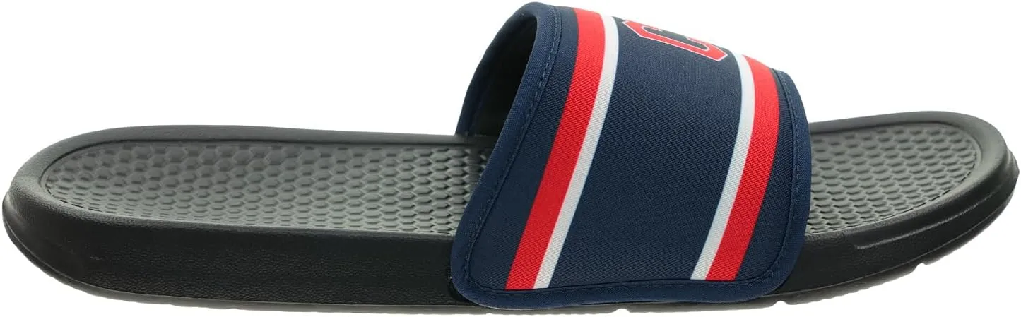 FOCO MLB Team Printed Slide Sandals – Officially Licensed Baseball Fan Footwear for Comfort & Style