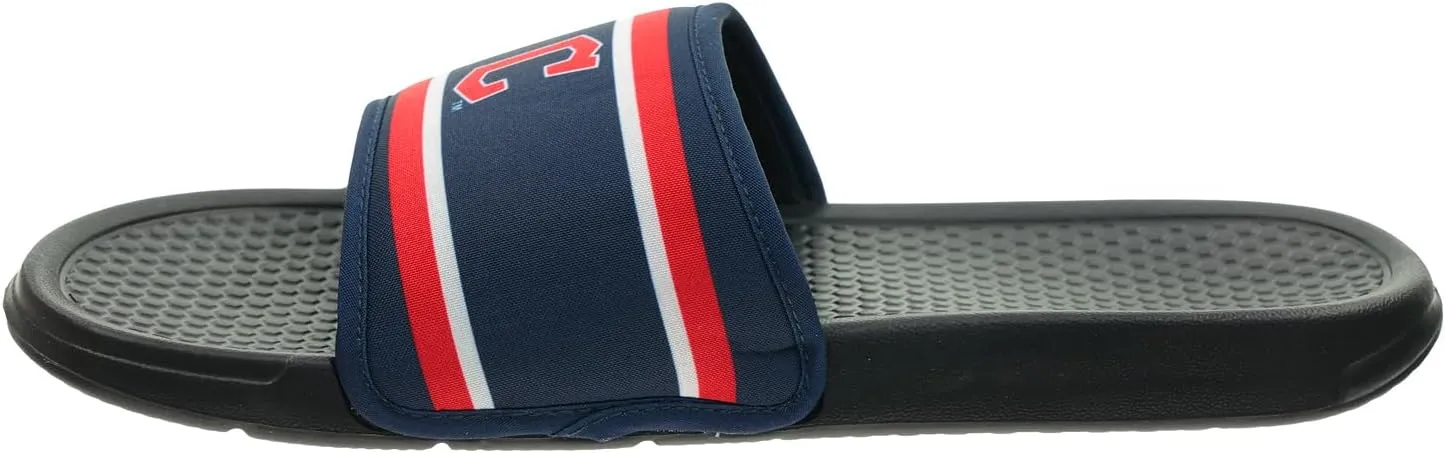 FOCO MLB Team Printed Slide Sandals – Officially Licensed Baseball Fan Footwear for Comfort & Style