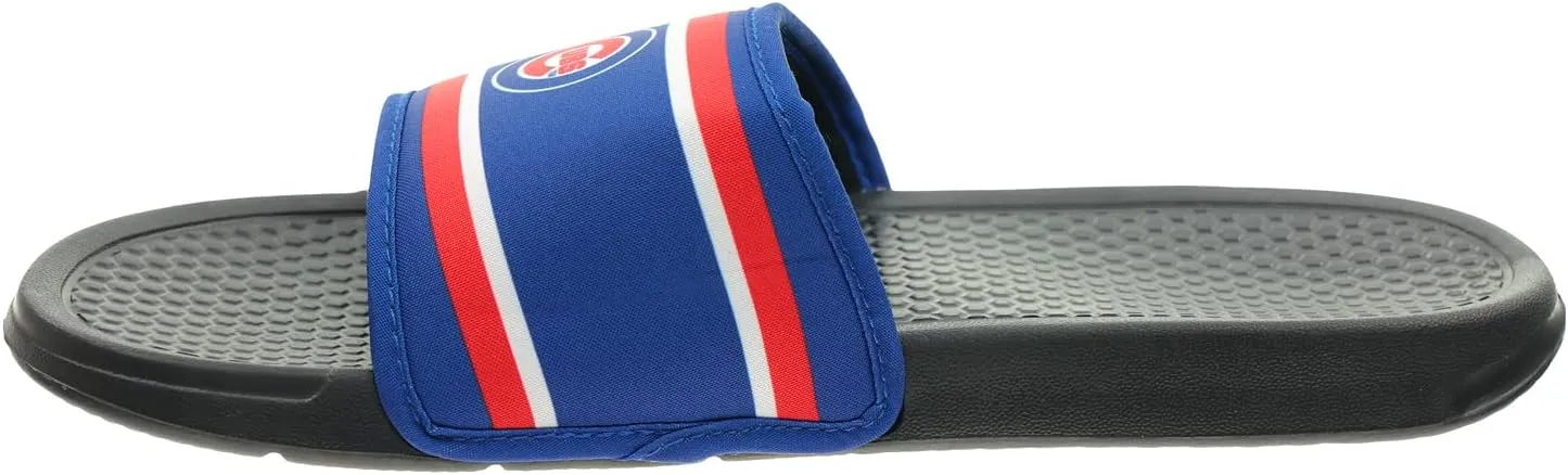 FOCO MLB Team Printed Slide Sandals – Officially Licensed Baseball Fan Footwear for Comfort & Style