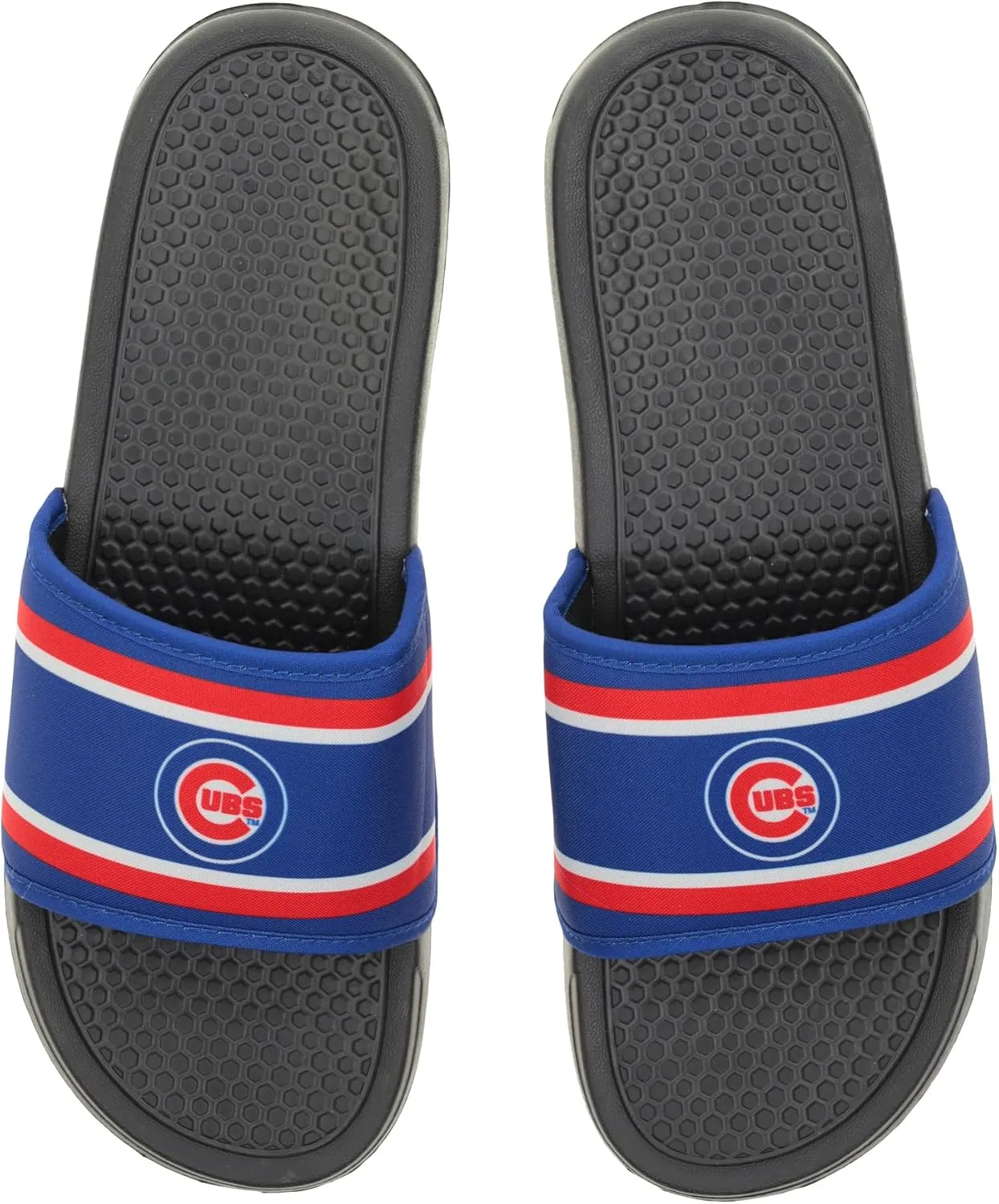 FOCO MLB Team Printed Slide Sandals – Officially Licensed Baseball Fan Footwear for Comfort & Style