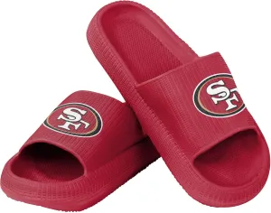 FOCO NFL Womens NFL Team Logo Ladies Pillow Slides Sandals