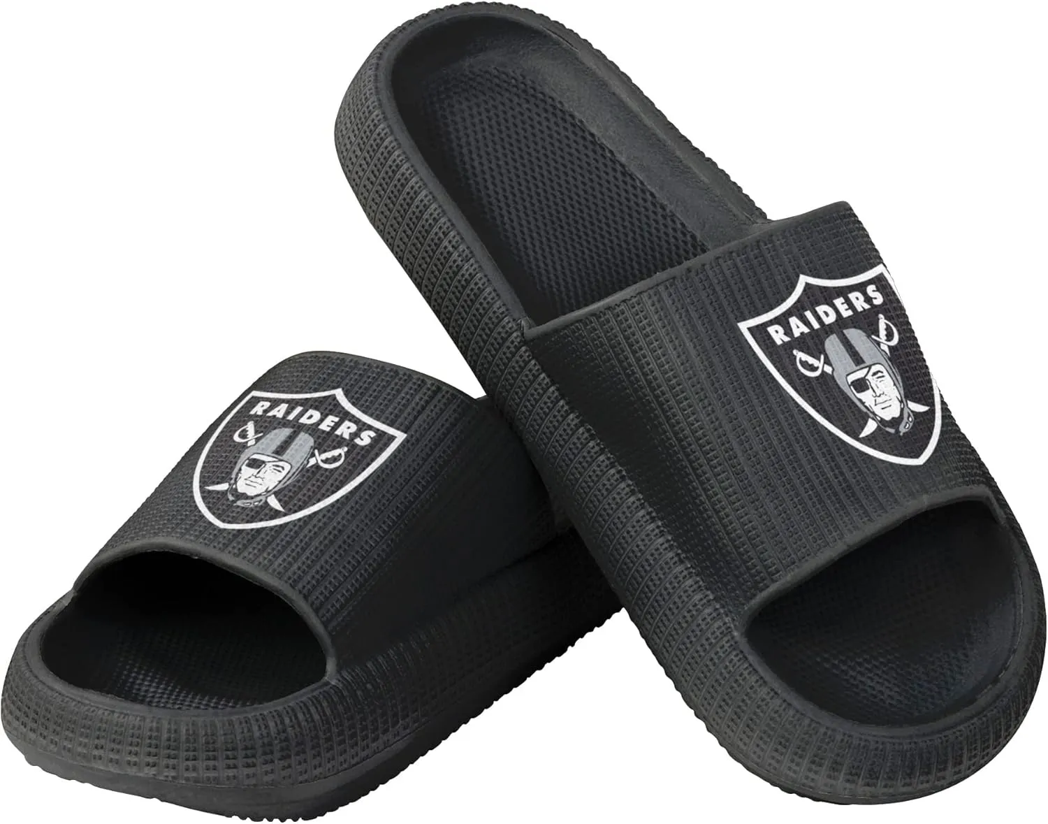 FOCO NFL Womens NFL Team Logo Ladies Pillow Slides Sandals
