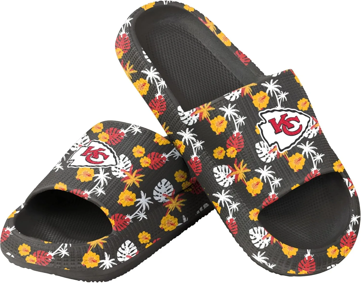 FOCO Women's NFL Team Logo Ladies Pillow Slides Sandals