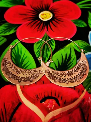 Folk flower Myanmar hoops