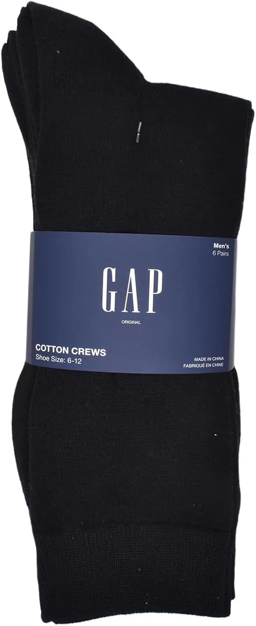 GAP Men's 3-Pack Crew Socks