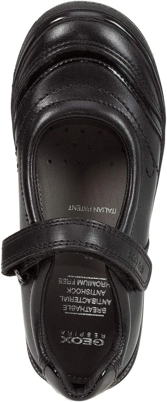 Geox Unisex-Child Ankle Strap Ballet Flats